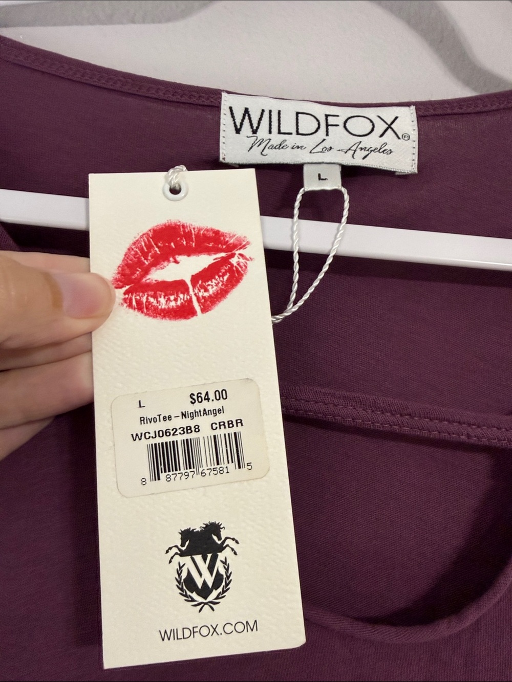 Wildfox Night Angel NWT Graphic Tee Size L- Oversized - Picture 3 of 7